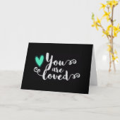 **U WORDT ALTIJD DOOR MIJ OVERGELEGD** KAART (Gele Bloem)