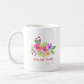 U wordt bemind Christelijke moderne Jude 1:21 bloe Koffiemok (Links)