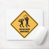 U wordt bewaakt muismat (Met muis)