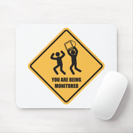 U wordt bewaakt muismat (Met muis)