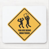 U wordt bewaakt muismat (Voorkant)