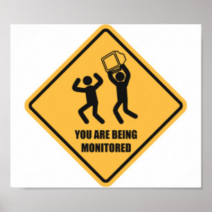 U wordt bewaakt poster