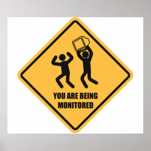 U wordt bewaakt poster