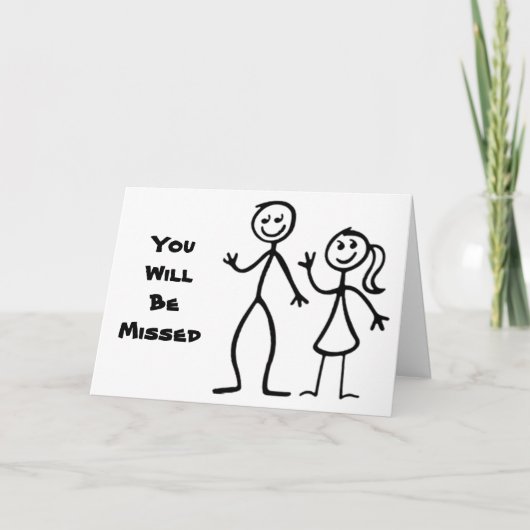 *** U WORDT GEMIST *** GROEP KAART (Voorkant)