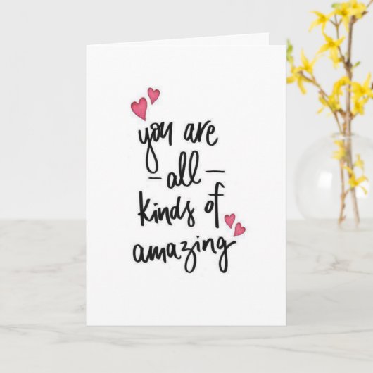 **** U WORDT GEMIST **** KAART (Gele Bloem)