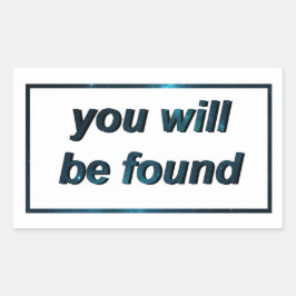 U wordt gevonden: Stickers