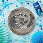 U wordt gewaardeerd rustieke bruine mozaïek medewe papieren bordje (Feest)