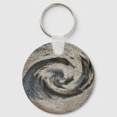 U wordt gewaardeerd rustieke bruine mozaïek medewe sleutelhanger (Achterkant)