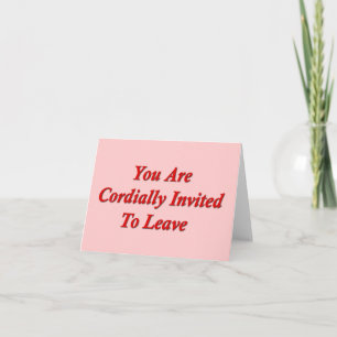 U wordt in rechte lijn uitgenodigd om te vertrekke