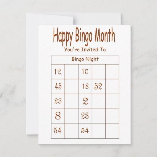 U wordt uitgenodigd aan de uitnodiging van de nach (Voorkant)