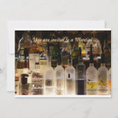 U wordt uitgenodigd aan een Martini..... Kaart (Voorkant)