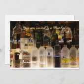 U wordt uitgenodigd aan een Martini..... Kaart (Voorkant / Achterkant)
