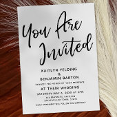 "U wordt uitgenodigd"Casual Moderne Bieden van het Kaart