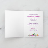 U wordt uitgenodigd, Dames, Bloemen in de Doos van Kaart (Binnen)