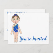 U wordt uitgenodigd de Uitnodiging van de Partij v (Voorkant / Achterkant)