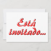 U wordt uitgenodigd kaart (Voorkant)