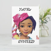 U wordt uitgenodigd kaart (Staand voorkant)