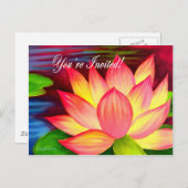 U wordt uitgenodigd meer de kaarten van de Uitnodi (Voorkant / Achterkant)