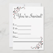 U wordt uitgenodigd Uitnodigingen (Voorkant)