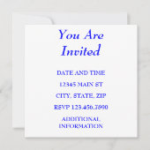 U WORDT VERZOCHT KAART (Voorkant)