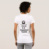 U ZIE IK HEB IC-interstitiële cystitis T-shirt (Achterkant volledig)
