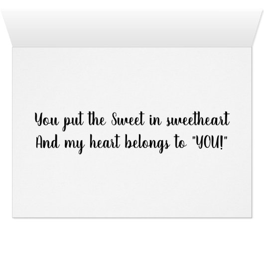 **U** ZIJN KISSBAAR LOVABELE HUGGABLE <3 (Binenzijde Horizontaal (Onderkant))