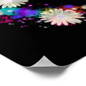 U zorgt voor nu florale motivatie poster (Hoek)