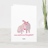 U zou mijn Valentijn zijn, Kussend de kaarten van (Achterkant)