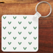 U zult Citaat van het Loop nooit alleen Sleutelhanger (Achterkant)