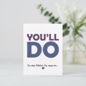 U zult doen feestdagenkaart (Staand voorkant)