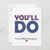 U zult doen feestdagenkaart (Voorkant / Achterkant)