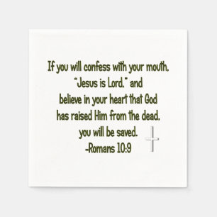 U zult gered worden servetten