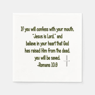 U zult gered worden servetten