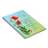 U zult hem in perfecte vrede in de Bijbelse Verse  Notitieboek (Rechterzijde)