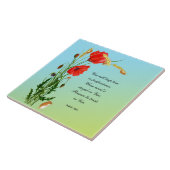 U zult hem in perfecte vrede in de Bijbelse Verse Tegeltje (Zijkant)