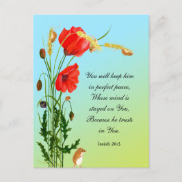 U zult hem in volstrekte vrede houden briefkaart