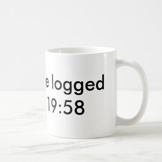 U zult in   19:58 worden het programma geopend koffiemok (Rechts)