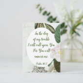 U zult Inspirerend Citaat beantwoorden Briefkaart (Staand voorkant)