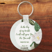 U zult Inspirerend Citaat beantwoorden Sleutelhanger (Voorkant)