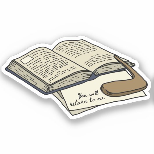 U zult kleuren sticker (Voorkant)