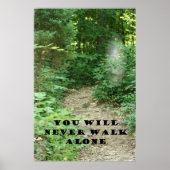 U ZULT LOOP NOOIT ALLEEN POSTER (Voorkant)