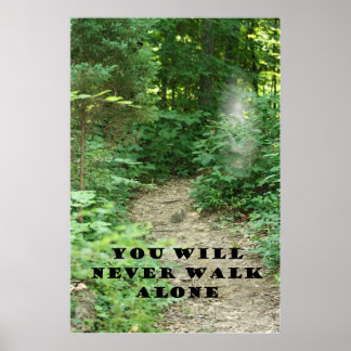 U ZULT LOOP NOOIT ALLEEN POSTER