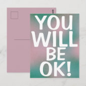 U ZULT OK Woorden stimuleren koel zijn Briefkaart (Voorkant / Achterkant)