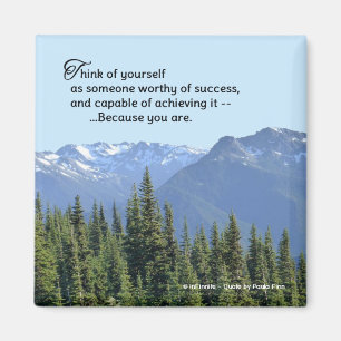 U zult slagen... Inspirerend Citaat Magneet