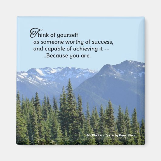 U zult slagen...Inspirerend offerte Magneet (Voorkant)