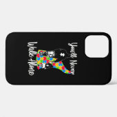 U zult vader Daughter Autism Loop nooits alleen Case-Mate iPhone Case (Achterkant (horizontaal))