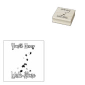 U zult vader Daughter Autism Loop nooits alleen Rubberstempel (Gestempeld)