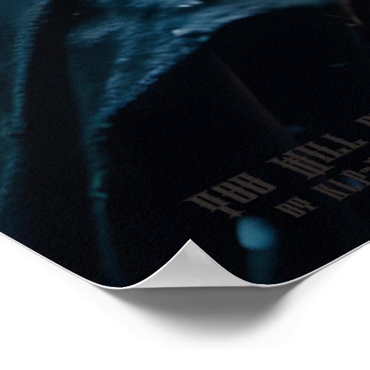 U zult van mij zijn - AI Fantasy digitale kunst pr Poster (Hoek)