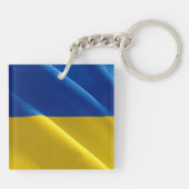 UA002 OEKRAÏNE, VLAG Oekraïnes, Sleutelhanger (Achterkant)