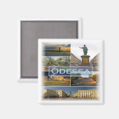 UA005 ODESSA, Oekraïne, Europa, Fridge Magneet (Voorkant / Achterkant)